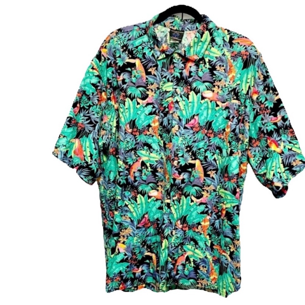 Vintage Toucan Dance Bird Shirt Mens XL